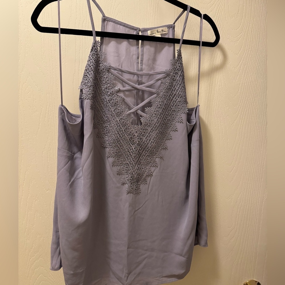 Nine Britton lace tank top